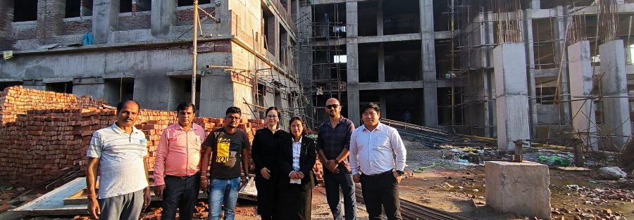 Inspected the under construction Itanagar Permanent Bench High Court Building